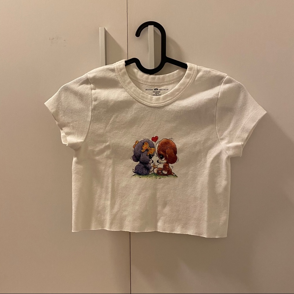 Brandy Melville puppie crop top